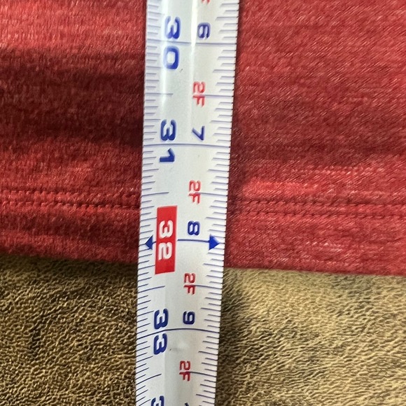 Ariat Rebar Quarter Zip Pullover Mens XL Red Heathered Long Sleeve Work Shirt - Picture 5 of 6